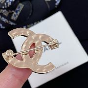 Okify CC Light Gold Blue Brooch - 5