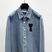 Okify Ami Knitted Heart Denim Jacket S-XL - 6