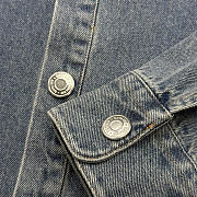 Okify Ami Knitted Heart Denim Jacket S-XL - 4