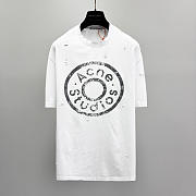 Okify Acne Studios White T-shirt Unisex S-XL - 1