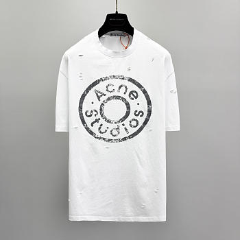 Okify Acne Studios White T-shirt Unisex S-XL