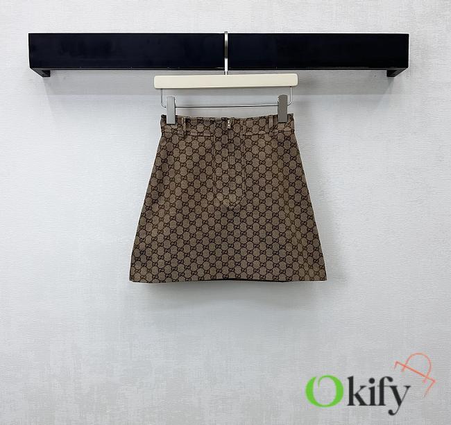 Okify Gucci High-Waisted Mini Skirt SML - 1