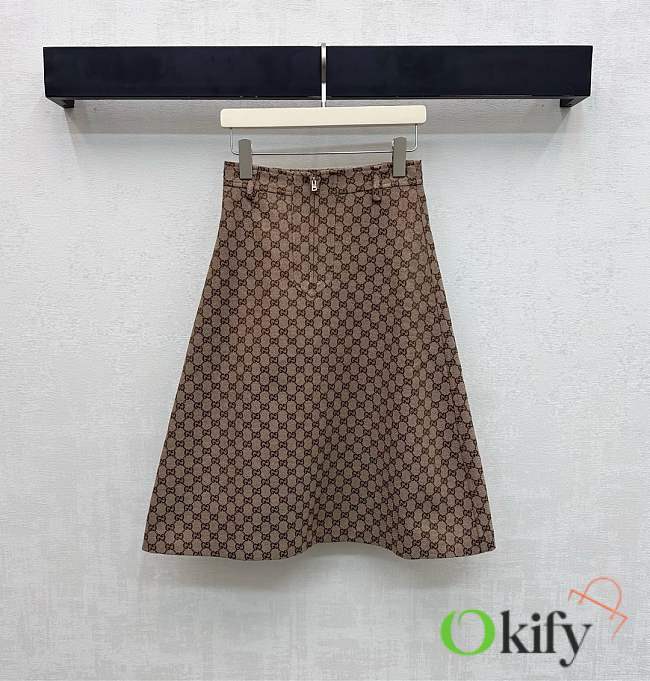Okify Gucci High-waisted Midi Skirt SML - 1