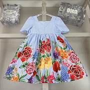 Okify Dolce & Gabbana Flowers Kid Dress 90-160 - 6