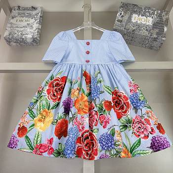 Okify Dolce & Gabbana Flowers Kid Dress 90-160