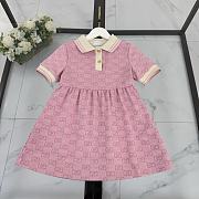 Okify Gucci Pink Kid Dress 100-150 - 1