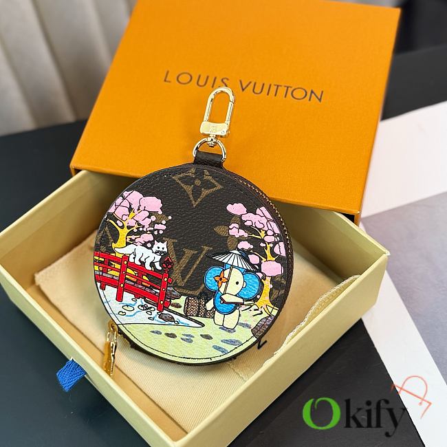 Okify Louis Vuitton Round Coin Purse Charm 4 - 1