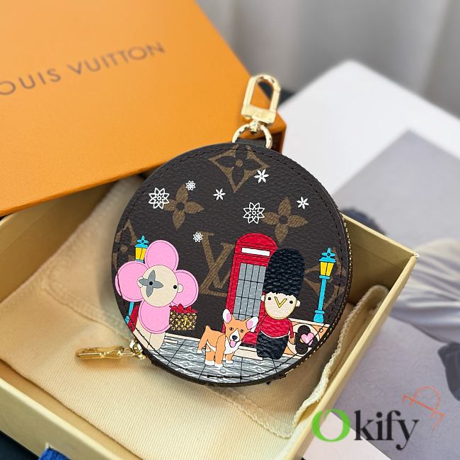 Okify Louis Vuitton Round Coin Purse Charm 7 - 1