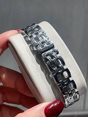 Okify Dior Silver Watch With Blue Dial  - 2