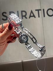 Okify Dior Silver Watch With Blue Dial  - 4