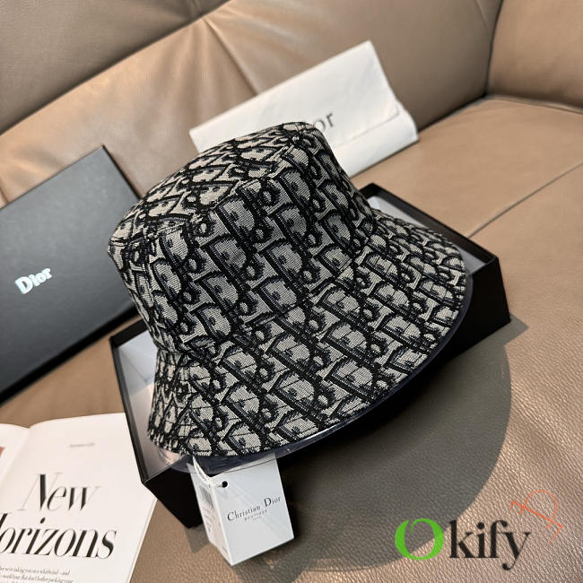 Okify Dior Black Bucket Hat  - 1