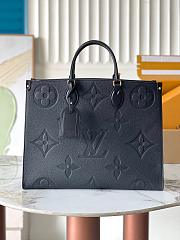 Okify Louis Vuitton OnTheGo GM Bag Black M44925 41x34x19cm - 1