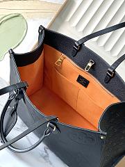 Okify Louis Vuitton OnTheGo GM Bag Black M44925 41x34x19cm - 4