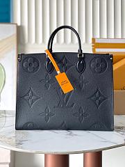 Okify Louis Vuitton OnTheGo GM Bag Black M44925 41x34x19cm - 3