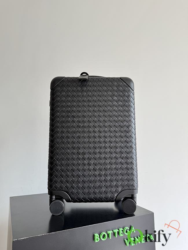 Okify Bottega Veneta Odyssey Black Carry-on Suitcase 55x35x21cm - 1