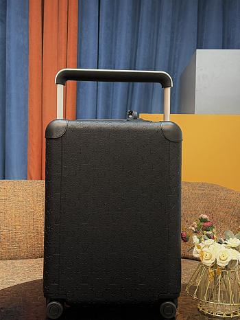 Okify Louis Vuitton Black Embossed Carry-on Suitcase M20439 50x36x18cm