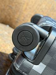 Okify Louis Vuitton Black Mosaic Camouflage Checkerboard Carry-on Suitcase M15100 50x36x18cm - 3