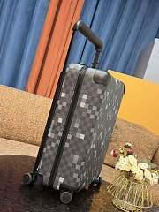Okify Louis Vuitton Black Mosaic Camouflage Checkerboard Carry-on Suitcase M15100 50x36x18cm - 6