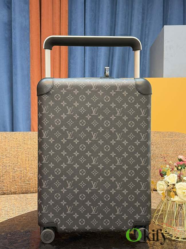 Okify Louis Vuitton Black Monogram Carry-on Suitcase M23002 50x36x18cm - 1