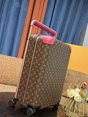 Okify Louis Vuitton Brown And Pink Monogram Carry-on Suitcase M12642 50x36x18cm - 4
