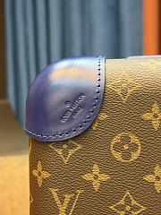 Okify Louis Vuitton Brown And Dark Blue Monogram Carry-on Suitcase M12613 50x36x18cm - 2