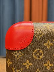 Okify Louis Vuitton Brown And Red Monogram Carry-on Suitcase M12611 50x36x18cm - 4