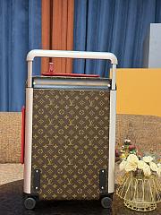 Okify Louis Vuitton Brown And Red Monogram Carry-on Suitcase M12611 50x36x18cm - 5