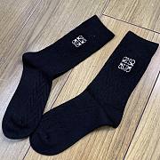 Okify Loewe Set Of 5 Cashmere Mid Calf Socks - 2