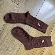 Okify CC Set Of 5 Cashmere Mid Calf Socks - 2