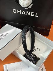 Okify CC Black Narrow Headband Silver Hardware - 1