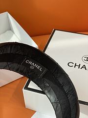 Okify CC Black Wide Headband Gold Hardware - 2