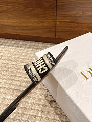 Okify Dior Black Slides 8182 - 6