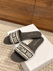 Okify Dior Black Slides 8182 - 3