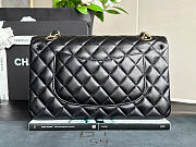 Okify CC Flap Bag Black Lambskin Gold Hardware 25.5cm - 4