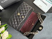 Okify CC Flap Bag Black Lambskin Gold Hardware 25.5cm - 5