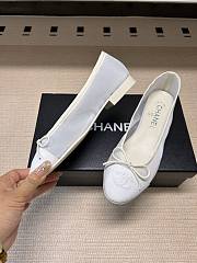 Okify CC White Mesh Ballet Shoes  - 5