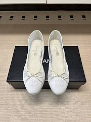 Okify CC White Mesh Ballet Shoes  - 1