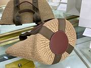 Okify Chloe Woody Large Basket Bag Beige 48x28x28cm - 3