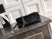 Okify CC 26C Pearl Handle Chain Bag Black Lambskin 15x10.5x5.5cm - 2