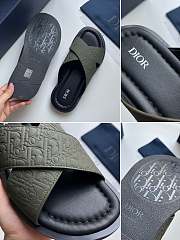 Okify Dior Alias Dark Green Men Sandals - 2