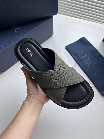 Okify Dior Alias Dark Green Men Sandals