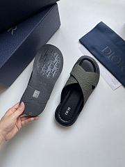 Okify Dior Alias Dark Green Men Sandals - 6
