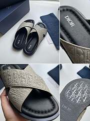Okify Dior Alias Beige Men Sandals - 4