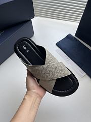 Okify Dior Alias Beige Men Sandals - 3