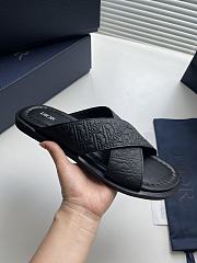 Okify Dior Alias Black Men Sandals - 2