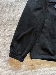 Okify Prada Black Fleece Hooded Jacket Unisex S-XL - 2