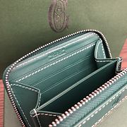 Okify Goyard Green Zipper Small Wallet 11.5x9.5cm - 3