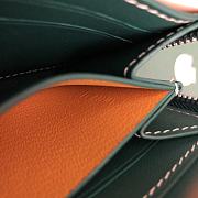 Okify Goyard Green Zipper Small Wallet 11.5x9.5cm - 4
