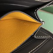 Okify Goyard Gray Zipper Small Wallet 11.5x9.5cm - 6