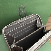 Okify Goyard Gray Zipper Small Wallet 11.5x9.5cm - 5